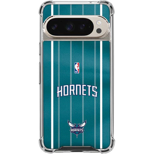 NBA Charlotte Hornets Jersey Google Pixel 9 Pro XL Clear Case